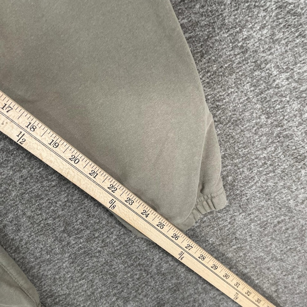 Fear Of God Essentials Pants Mens Medium Beige Fleece Sweatpants Joggers Logo - Picture 5 of 11
